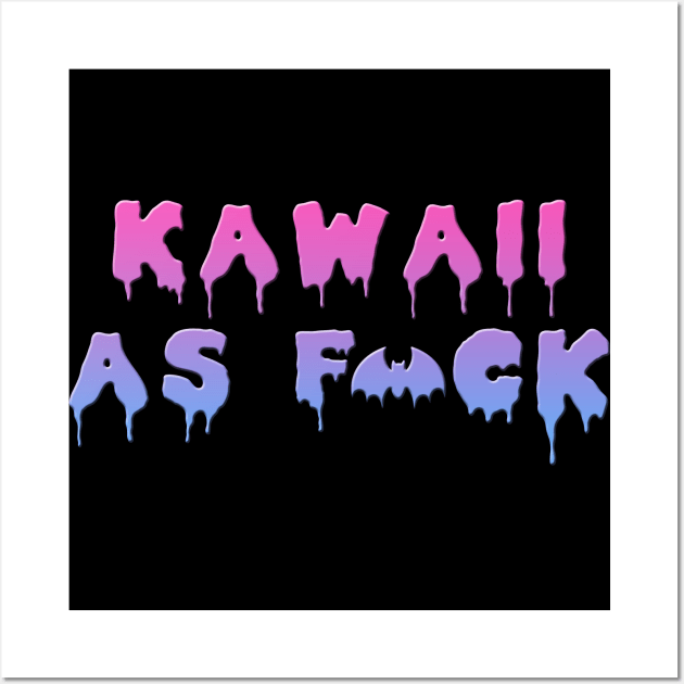 Kawaii AF censored Wall Art by HomicidalHugz